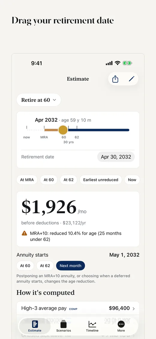 High Three retirement date ruler dragged to April 2032 with the annuity reduced for age